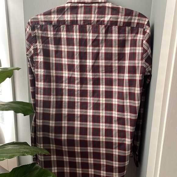 DENVER HAYES Men's Long Sleeve Modern Fit Plaid Core Shirt - Picture 5 of 7